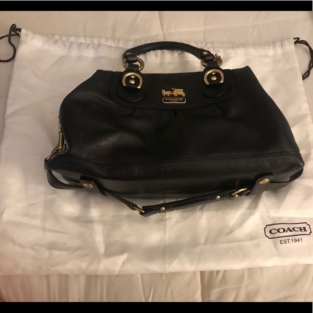 Mini Coach Leather Bag